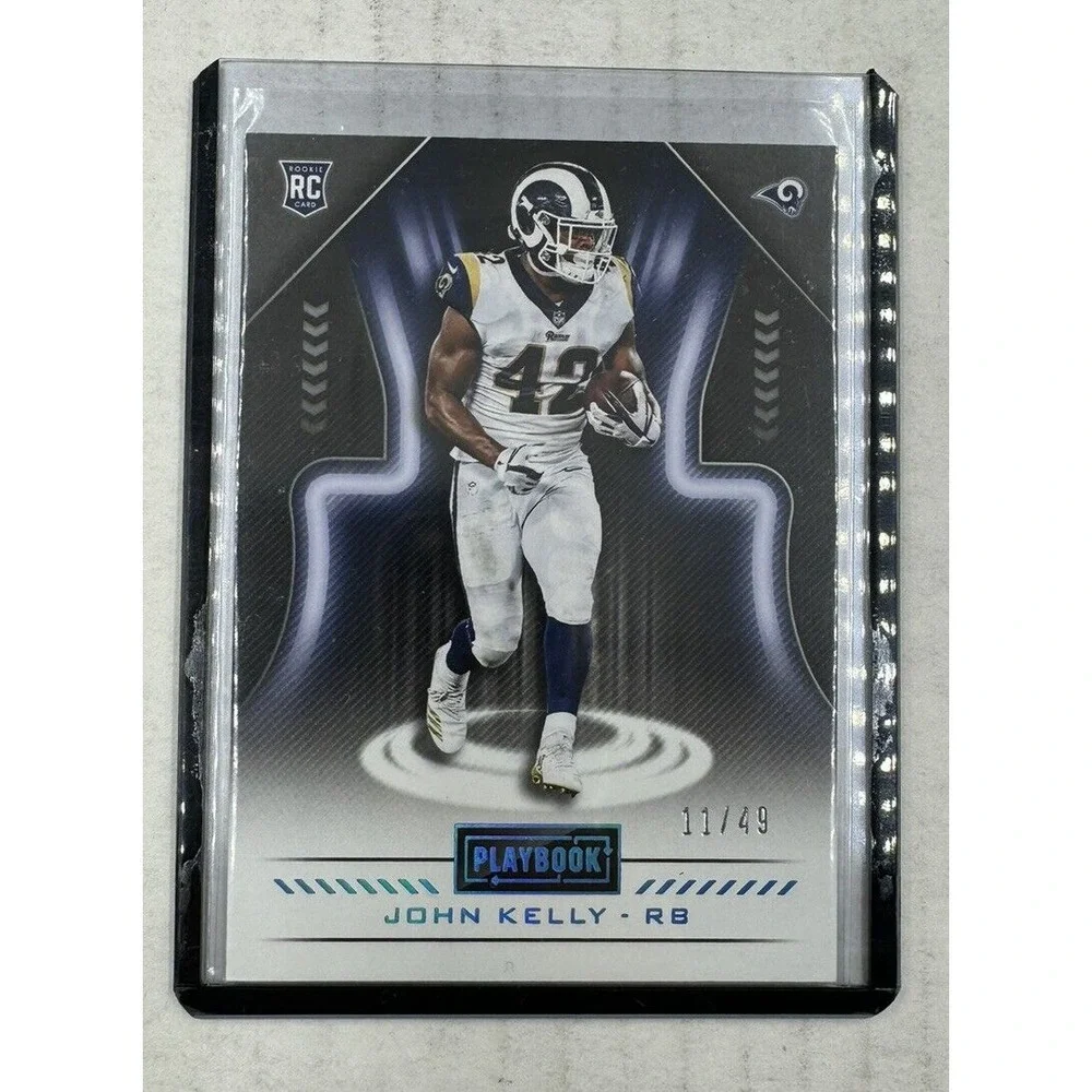 2018 Panini Playbook #132 John‎ Kelly  RC Rookie Los Angeles Rams Numbered/49